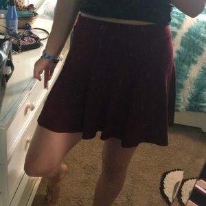 Maroon Skirt